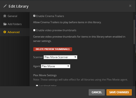 delete plex media server updates folder