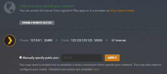 configure router for mac plex media server