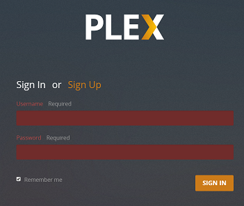 plex webtools cannot login