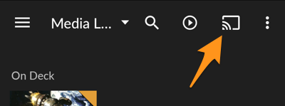 plex media player in action