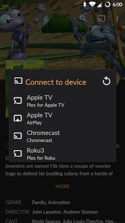 plex media player chromecast