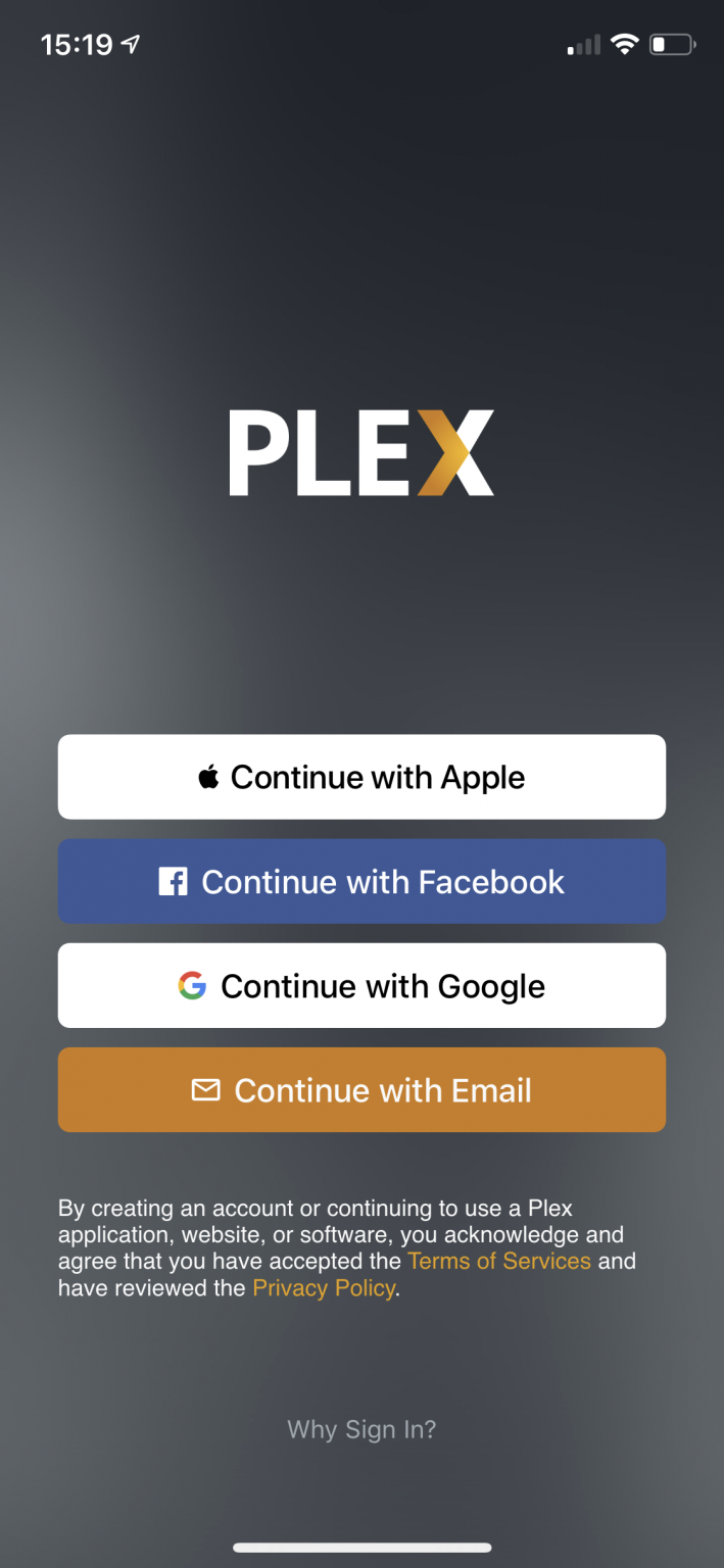 Settings Plex For Ios Plex Support