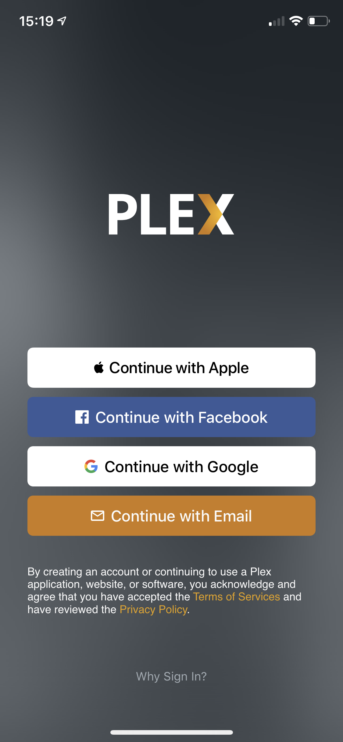 Use Google, Facebook, or Apple to Sign in with Plex | Plex Support