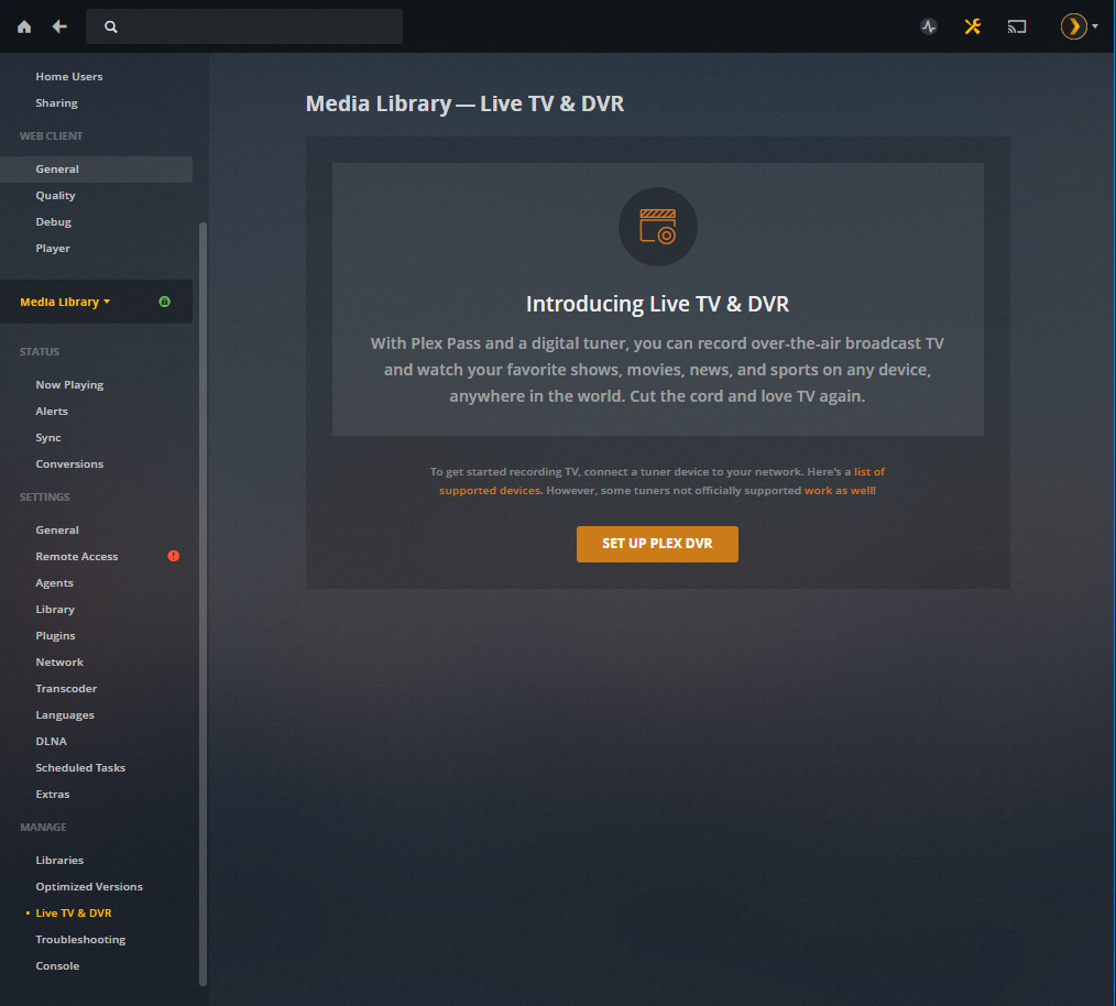 plex media server synology