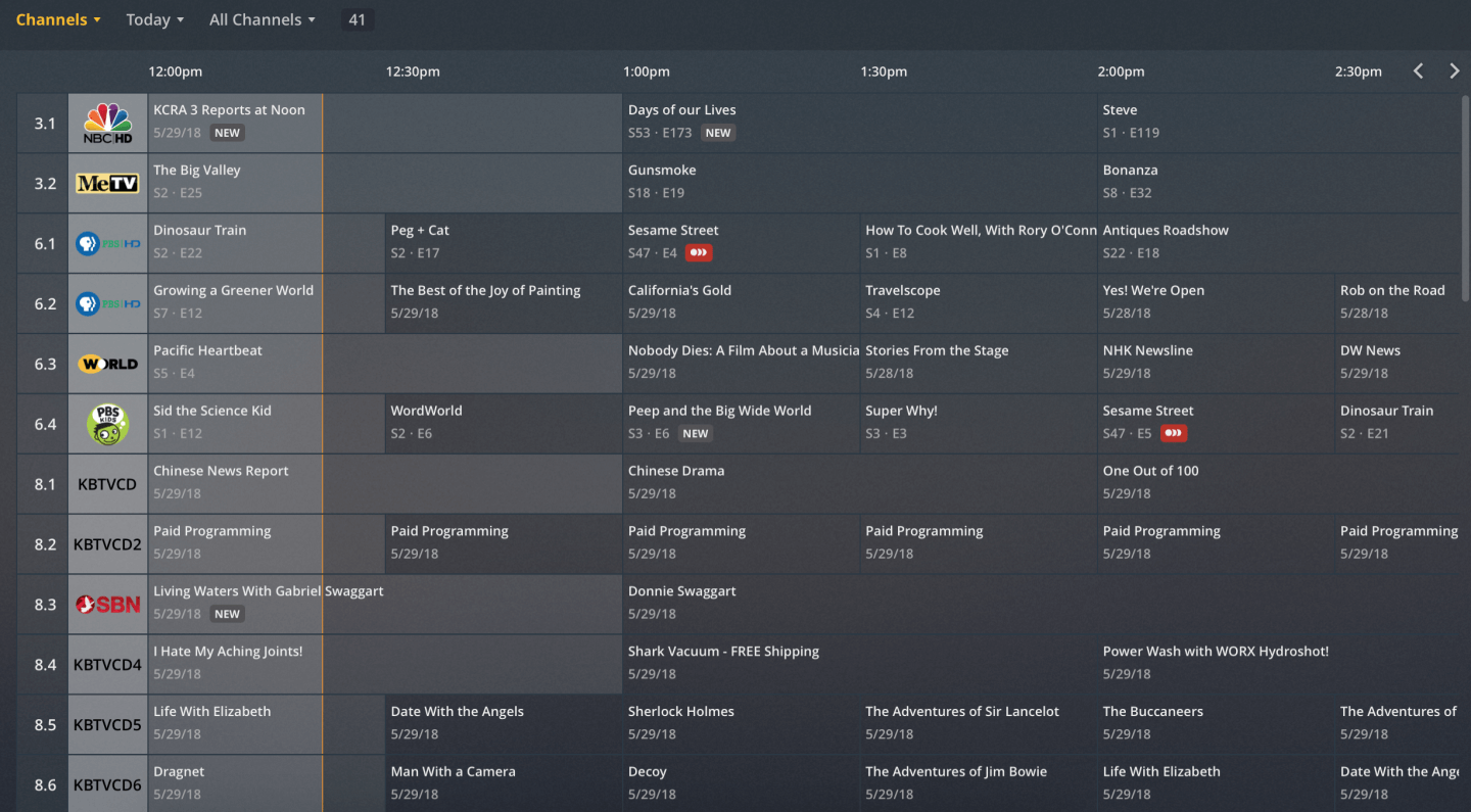 Hulu Live TV Guide and TV Schedule