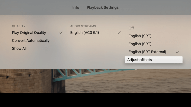 offset subtitle in 5kplayer