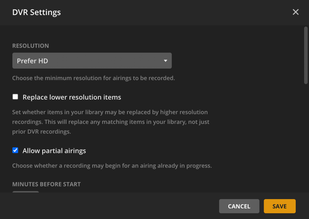Live TV & DVR (Set Up and Manage) Plex Support