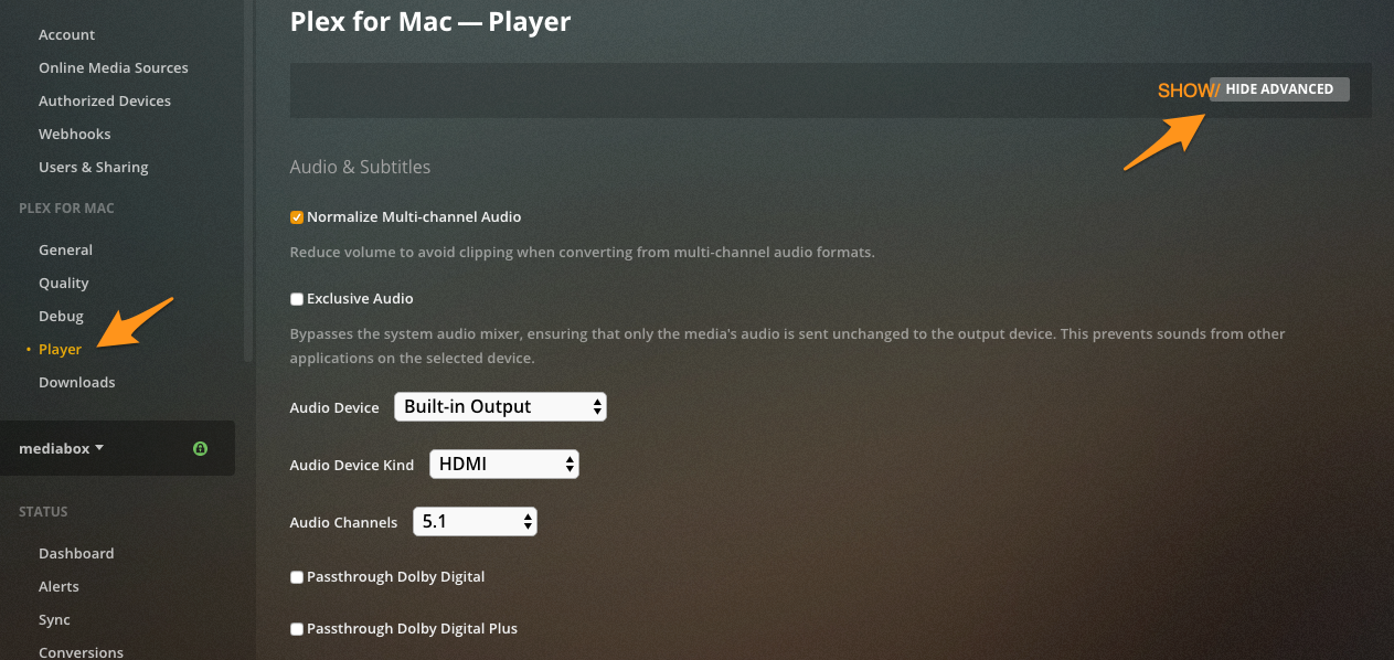 mac mini plex server