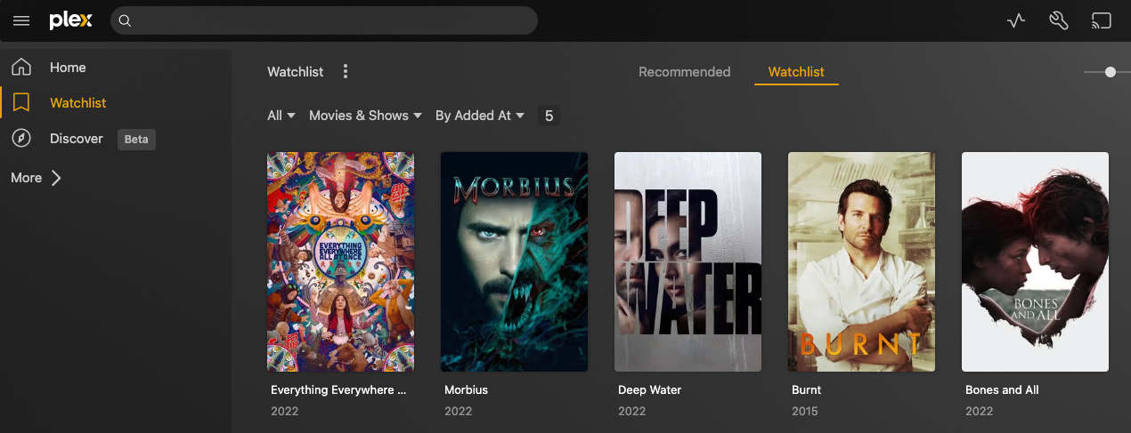 Universal Watchlist | Plex Support